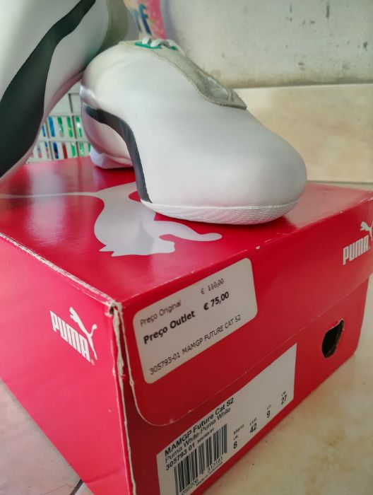 Puma Mercedes MAMGP Future Cat White & Green Sneakers
