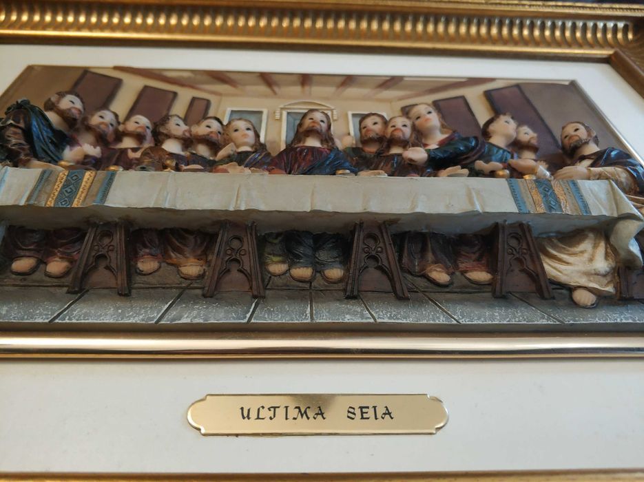 Quadro "Última Ceia de Cristo" em Marfinite
