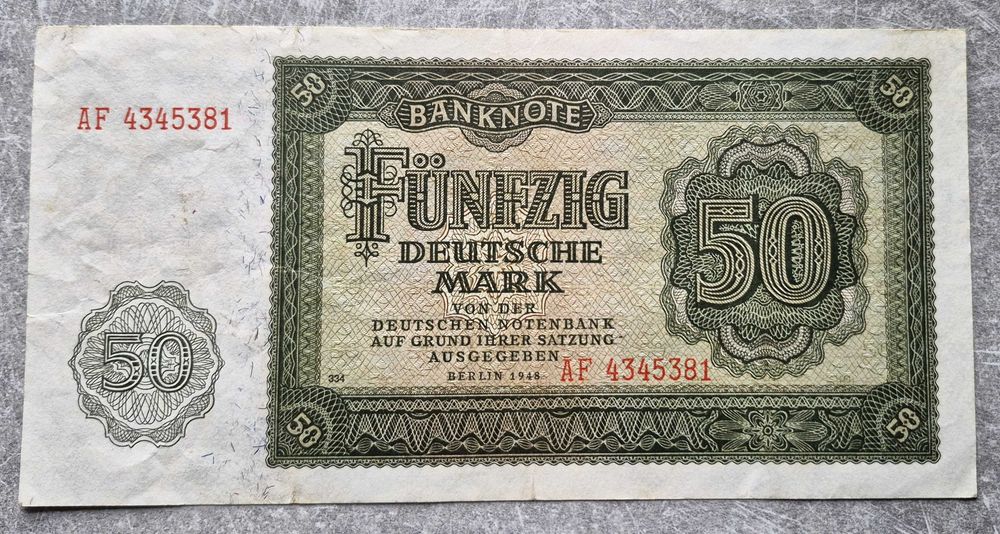 B7) NIEMCY DDR - 50 Marek - 1948 r.