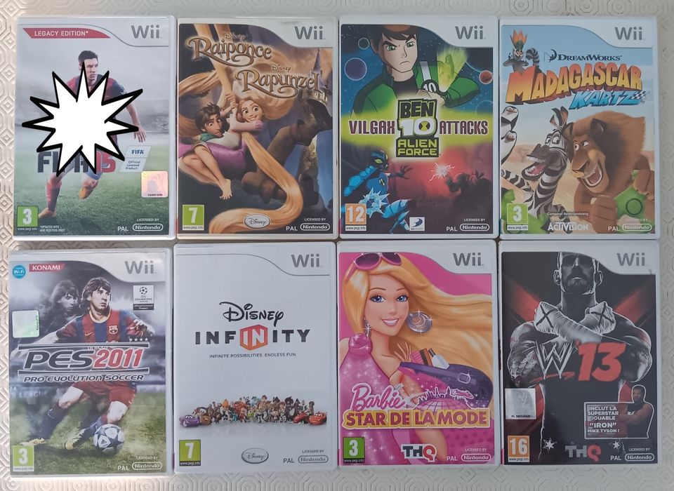 Vários jogos Nintendo Wii