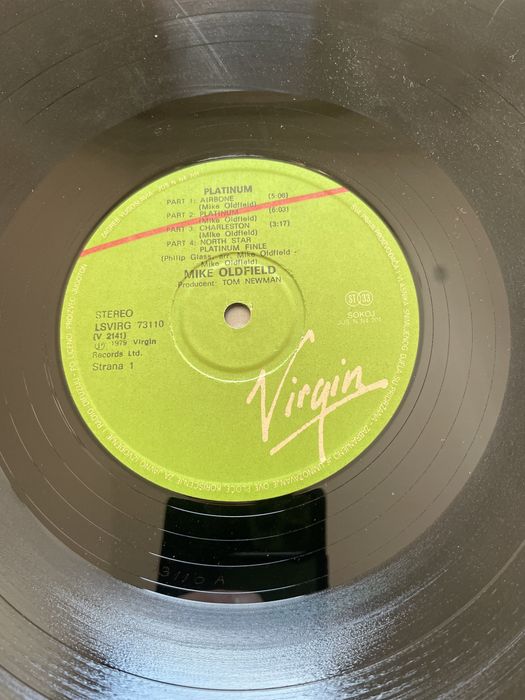 Mike oldfield platinum płyta winylowa lp sprawna