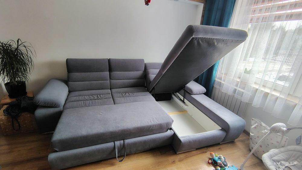 Narożnik z Funkcją Spania