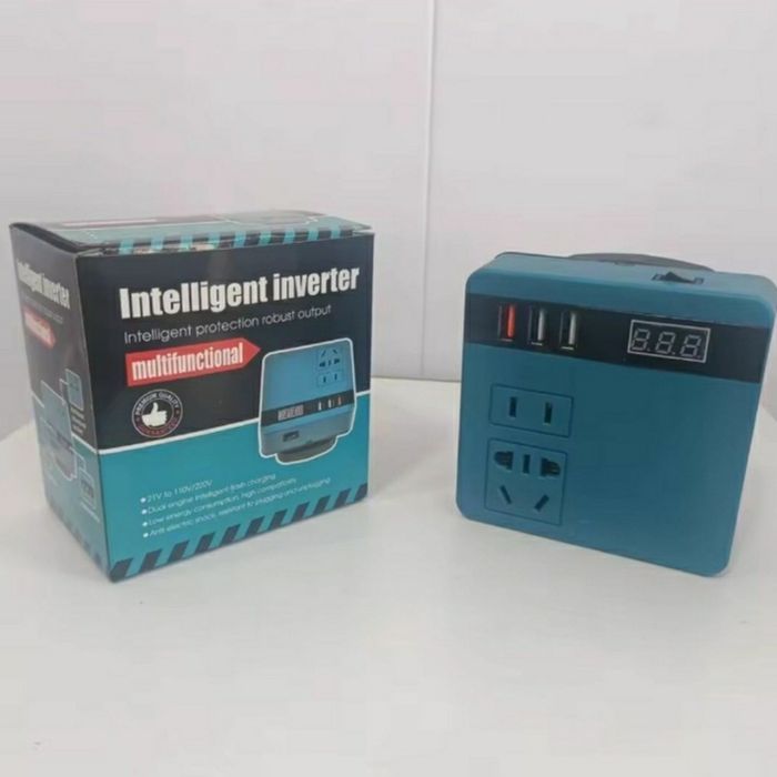 Інвертор 220 В для макіта акумулятора 120W аккумулятор makita 21 V