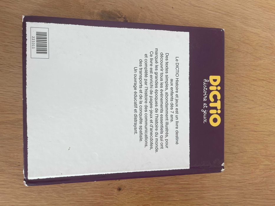 Livro escolar Dictio Histoire et Jeux dès 7 ANS