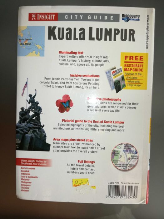 Guia turístico Kuala Lumpur em inglês