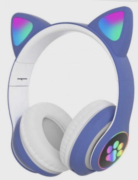 Безпровідні LED навушники CAT STN-28 з котячими вушками