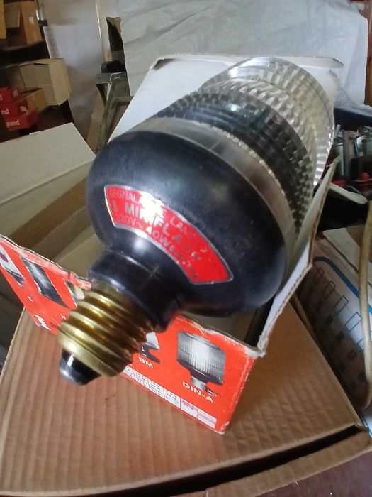 Sirene sinalização elétrica Miniflash