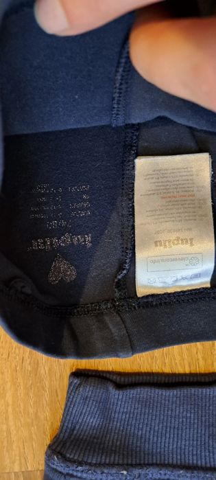Zestaw spodnie, dresy, leginsy, granatowe, 80-86, Zara baby