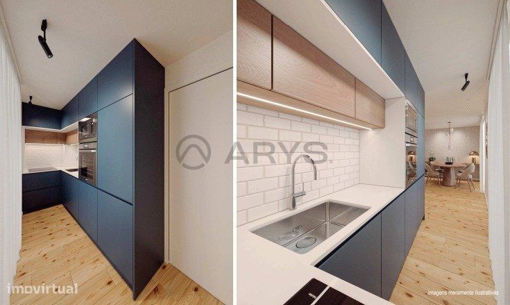 Apartamentos T1 no centro da cidade