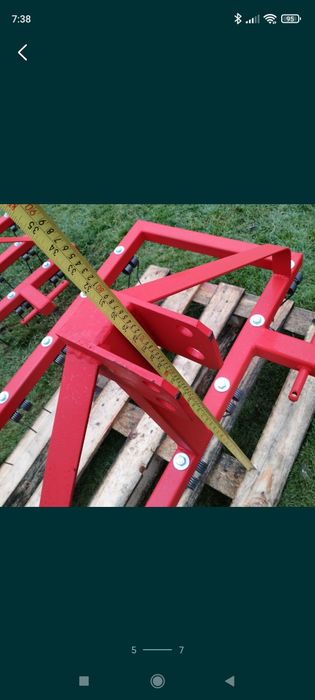 Areator grabie do ciągnika minitraktora