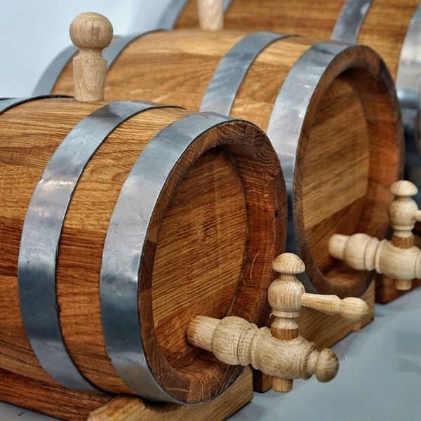 Бочка дубова 3-5-10-15-20-30-40-50-100