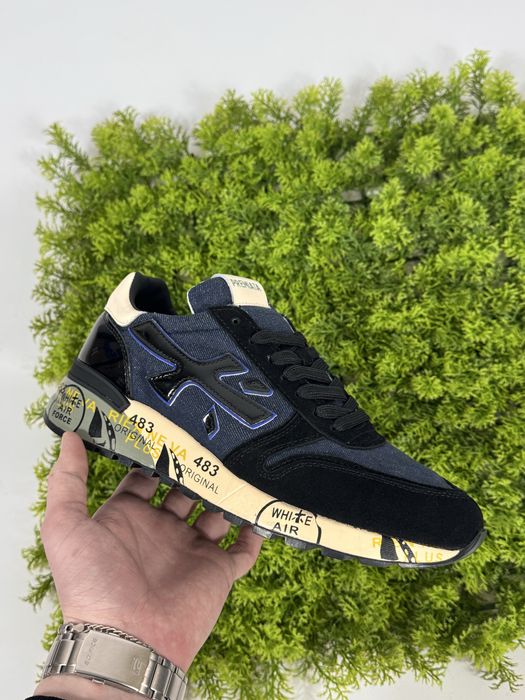 Кросівки Premiata Mick Jeans Blue / сині преміата мік джинсові прем