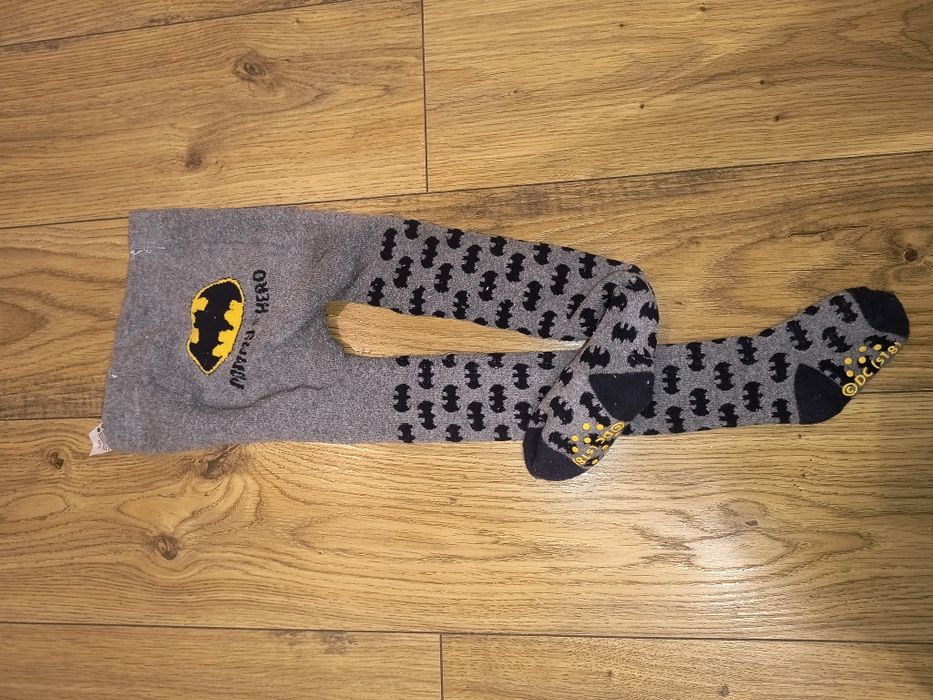 Rajstopy z antypoślizgową podeszwę Batman  92 98 cm