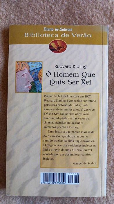 Livro: O Homem que quis ser Rei de Rudyard Kipling