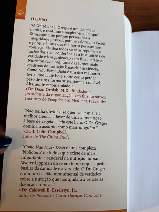 Livro como não fazer dieta