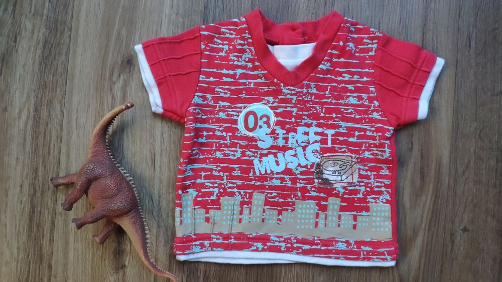 t-shirt czerwony Tiny ted