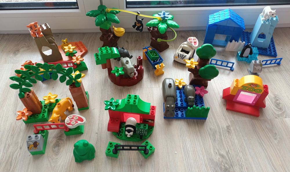 Ogromny zestaw klocków LEGO Duplo zoo
