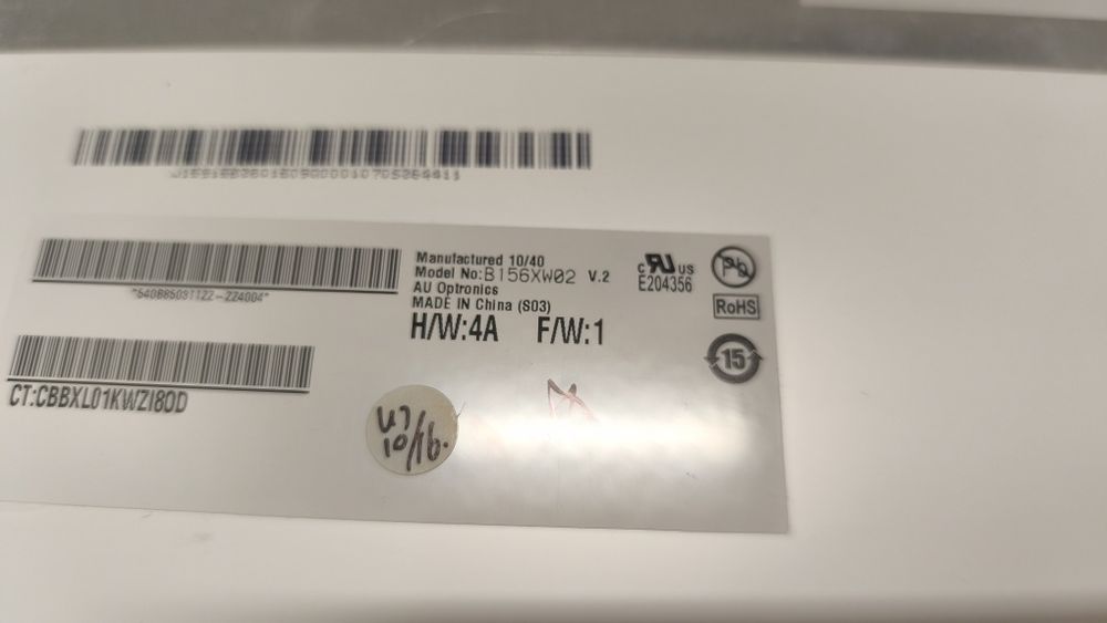 15.6" Portable Screens, 40-Pin64283912864515123