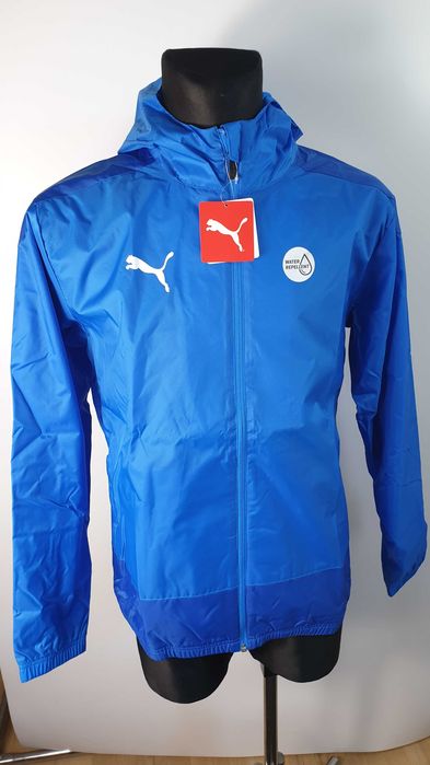 Kurtka Puma Teamgoal 23 Training Rain niebieska KAPTUR r. M