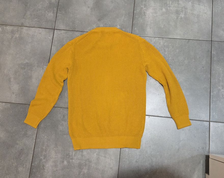 Sweter musztardowy męski / damski Bershka