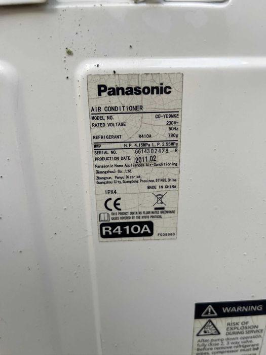 Ar condicionado Panasonic