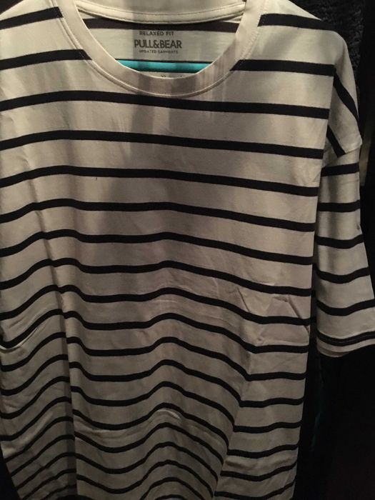 Tshirt de Homem com risca larga