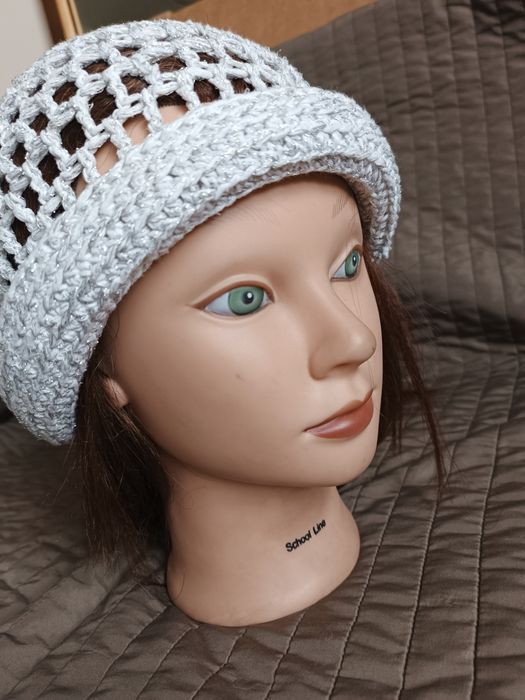 Kapelusz wiosenno letni handmade