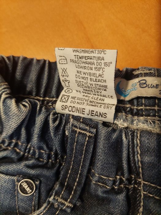 Spodnie Jeansowe r.86/92