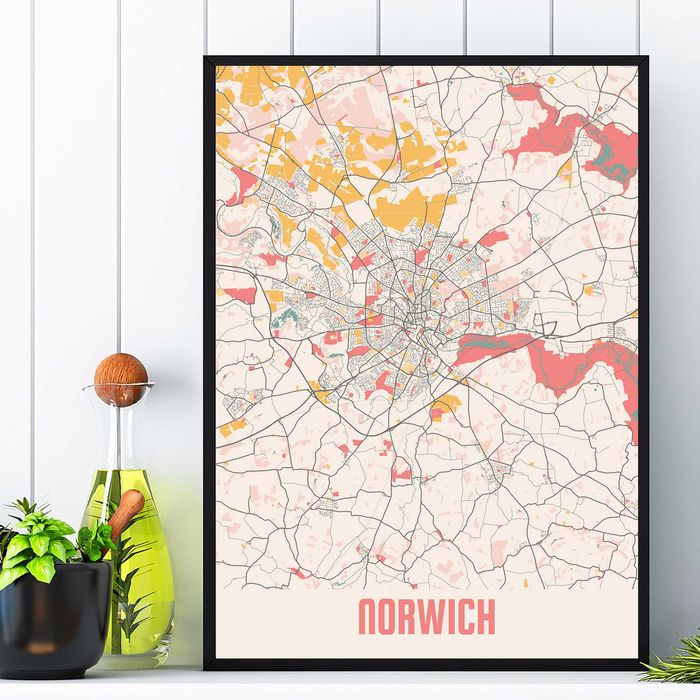 plakat mapa miasta, plakat mapa europejskich i światowych miast