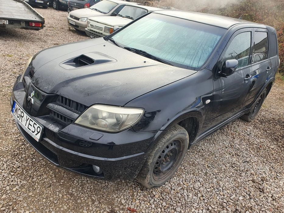 mitsubishi outlander I 2.0T silnik 4G63T skrzynia 4x4 reduktor sanki belka przód tył wahacz