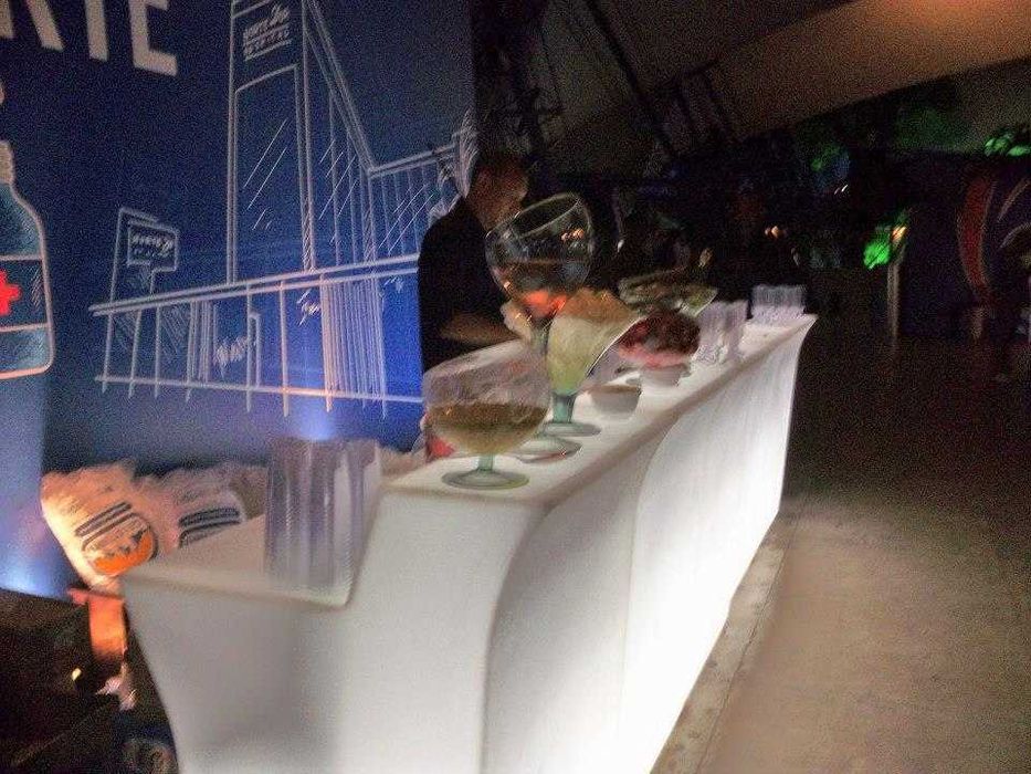 Mobiliario led bares e mesas rgb
