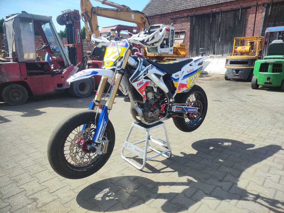 Wszystkie części Honda CRF 450 Supermoto 2008 Faba Faor Brembo Cobra