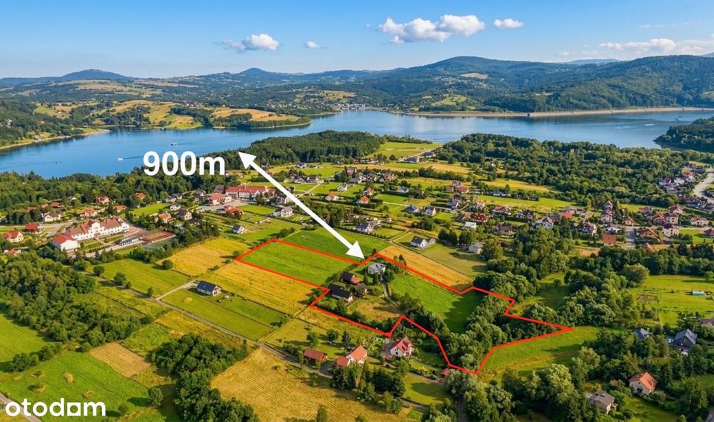 2,5 ha działek budowlanych – 900 m od JEZIORA MUCHARSKIEGO