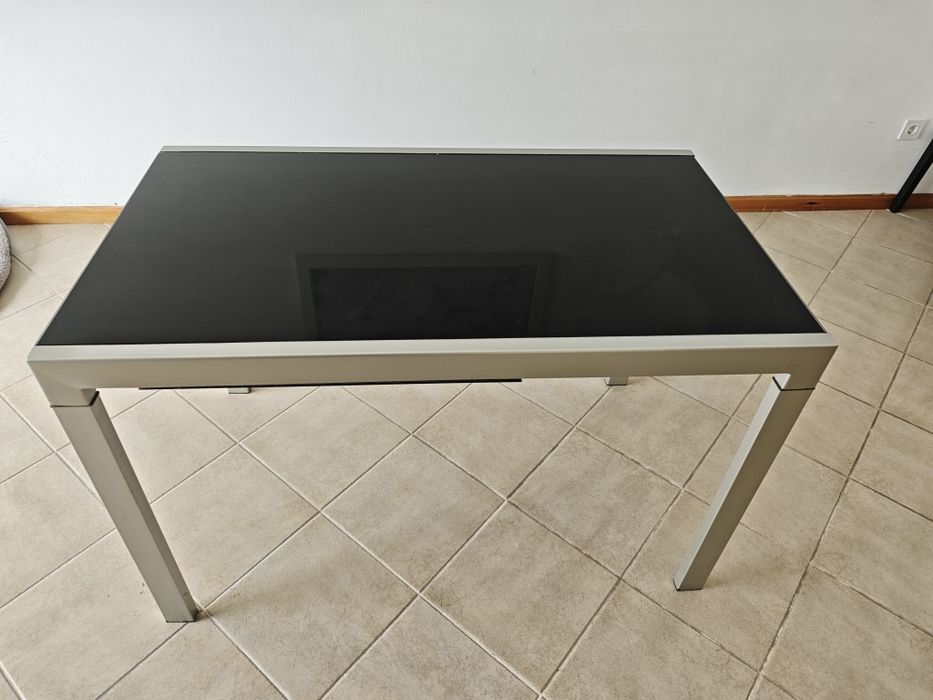 Mesa de vidro temperado 6-8 pessoas 180x65