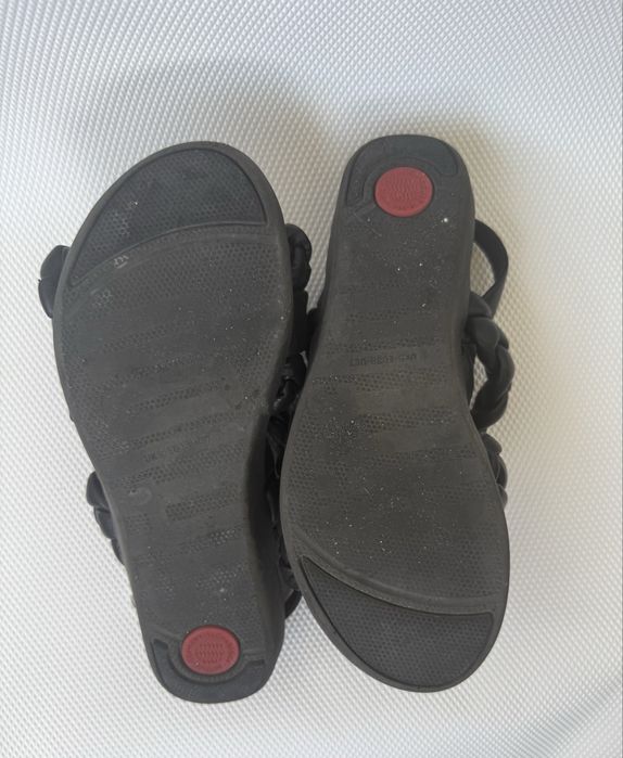 FltFlop czarne sandały plecionka 38