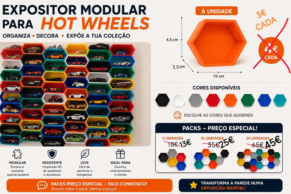 Hot Wheels - expositor