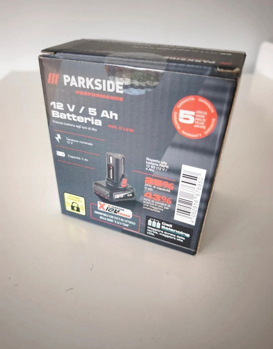 Bateria 5Ah 12v Performance Parkside