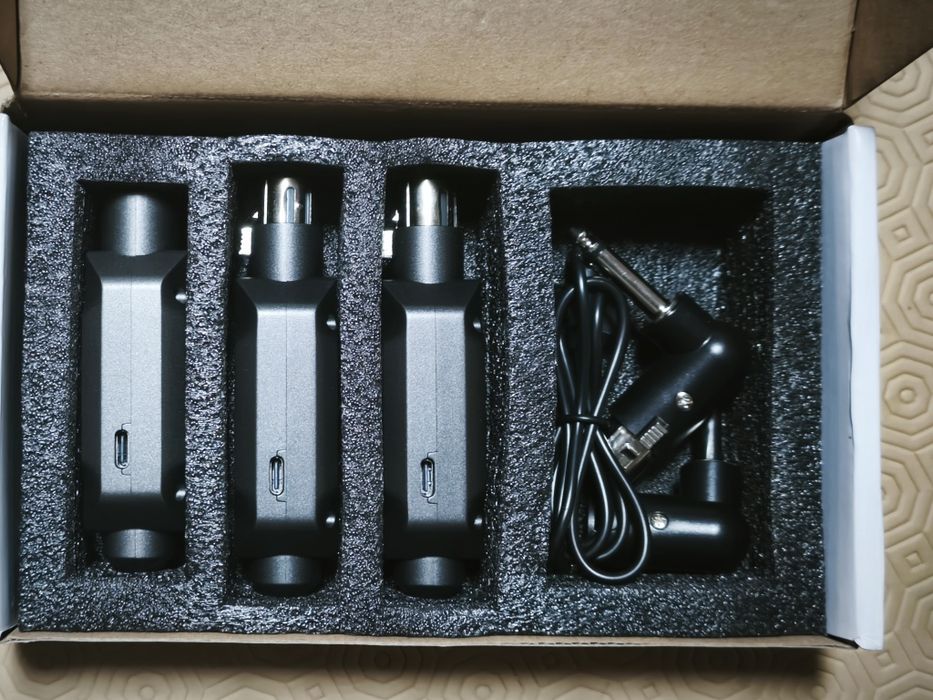 Sistema transmissor e receptor sem fio microfones