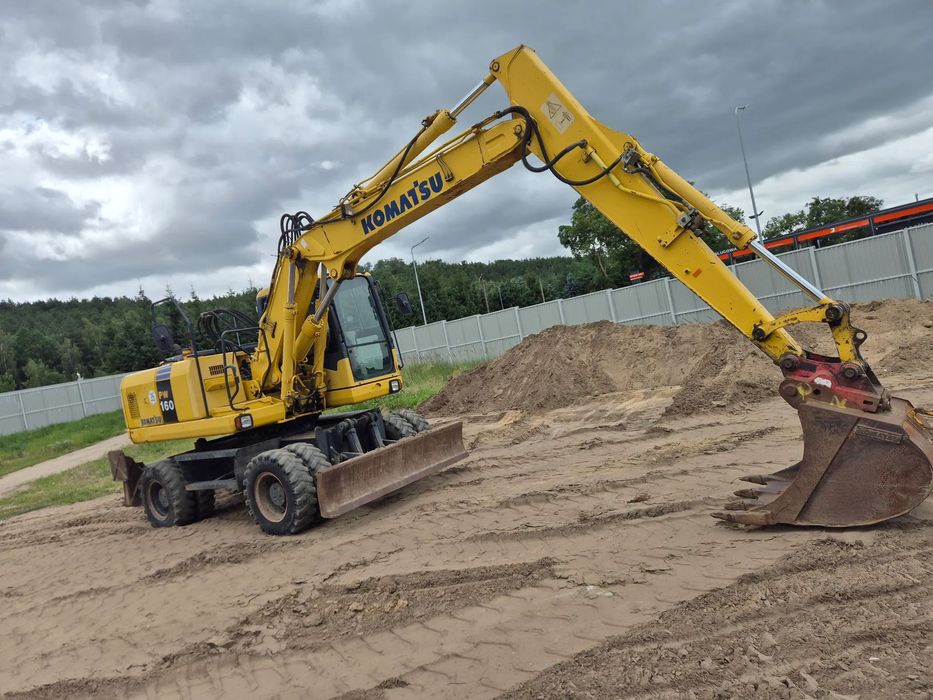 Komatsu Pw 160  Koparka komatsu Pw160  Rok 2007 Klimatyzacja