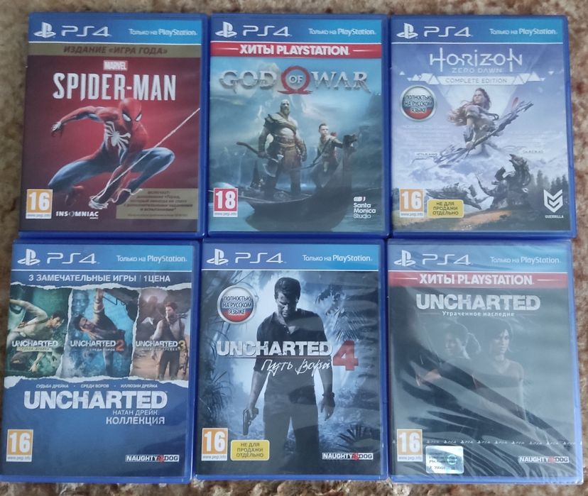 Лот ліцензійні ігри PlayStation 2,3,4