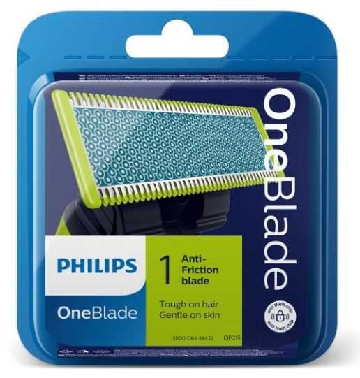 Змінне лезо Philips OneBlade QP220 Лезвия Лезо Картридж Бритва 360 градусів антифрикційні