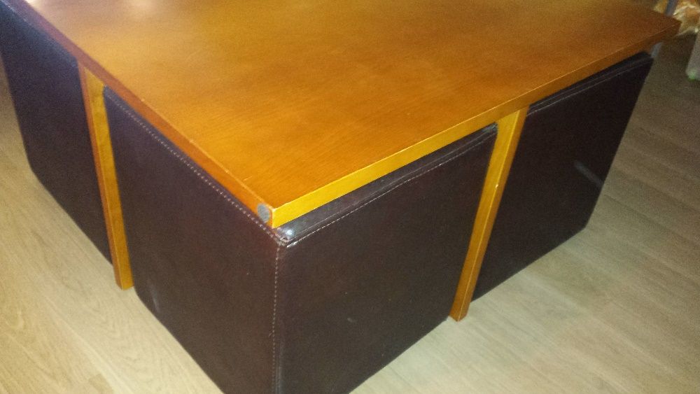 Coffee Table with Benches64409261230466123