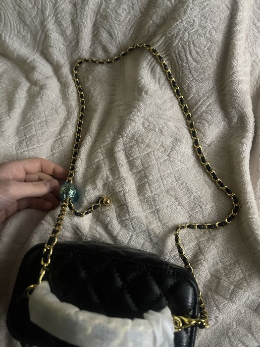 Купити сумку клатч Chanel, шкіряна сумка Chanel Vanity Case, жіноча су