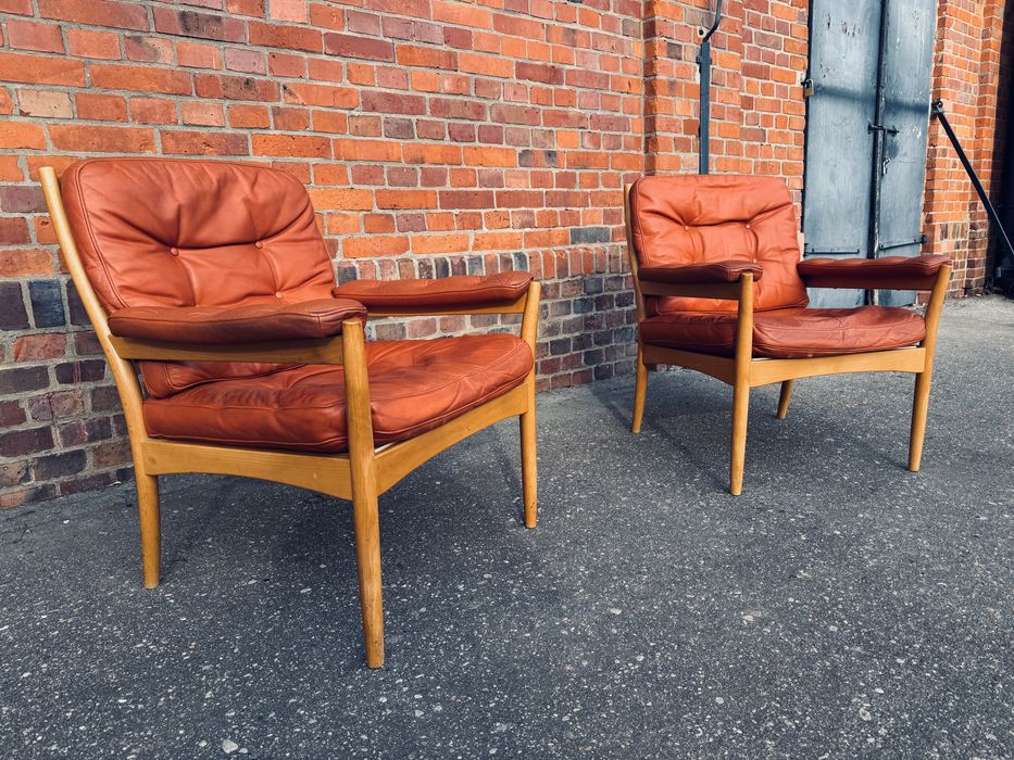 Komplet Szwedzkich foteli proj.Gunnar Kentemo,Göte-Möbler Nässjö,70s