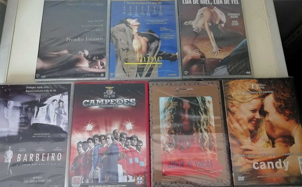 Vários filmes, linda coleção (DVD), novos