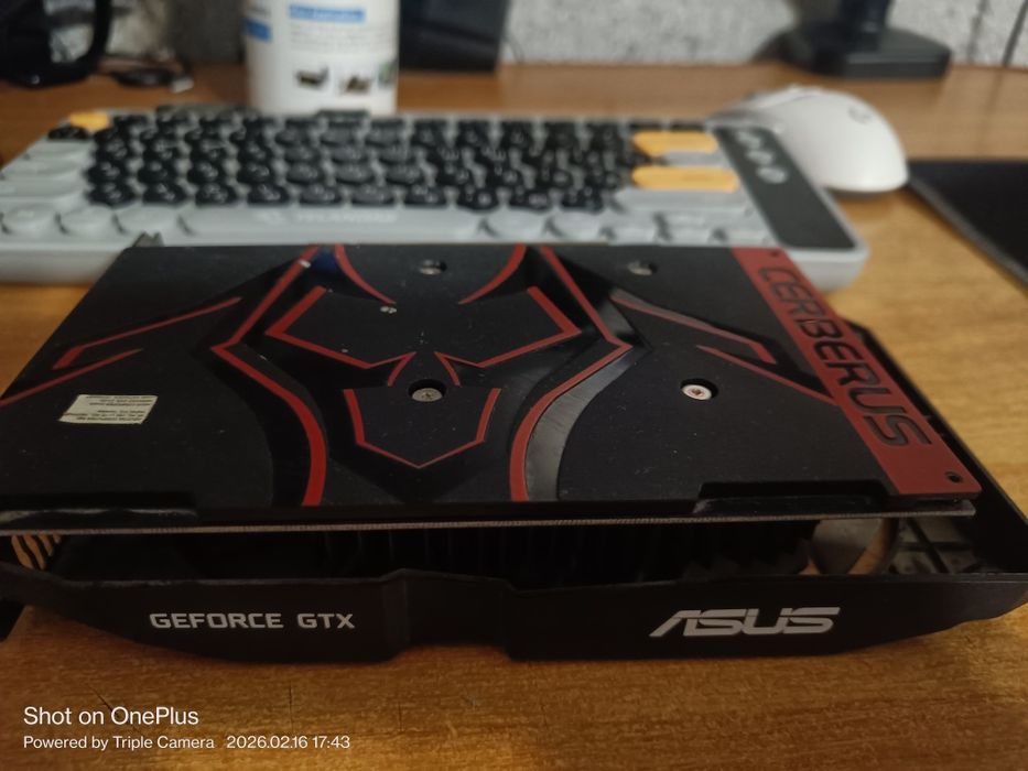 Отправлено Видеокарта 1050 Asus