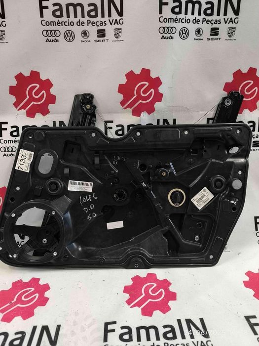 Elevador Vidros Frente Direito VW GOLF VI 1.6 (75 kW / 102 cv) [10.2008 - 11.2012] 5k1837730Q (OEM) | 5k0837462B (OEM)