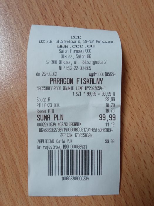 Buty czarne 36 mokasyny Jenny Fairy CCC