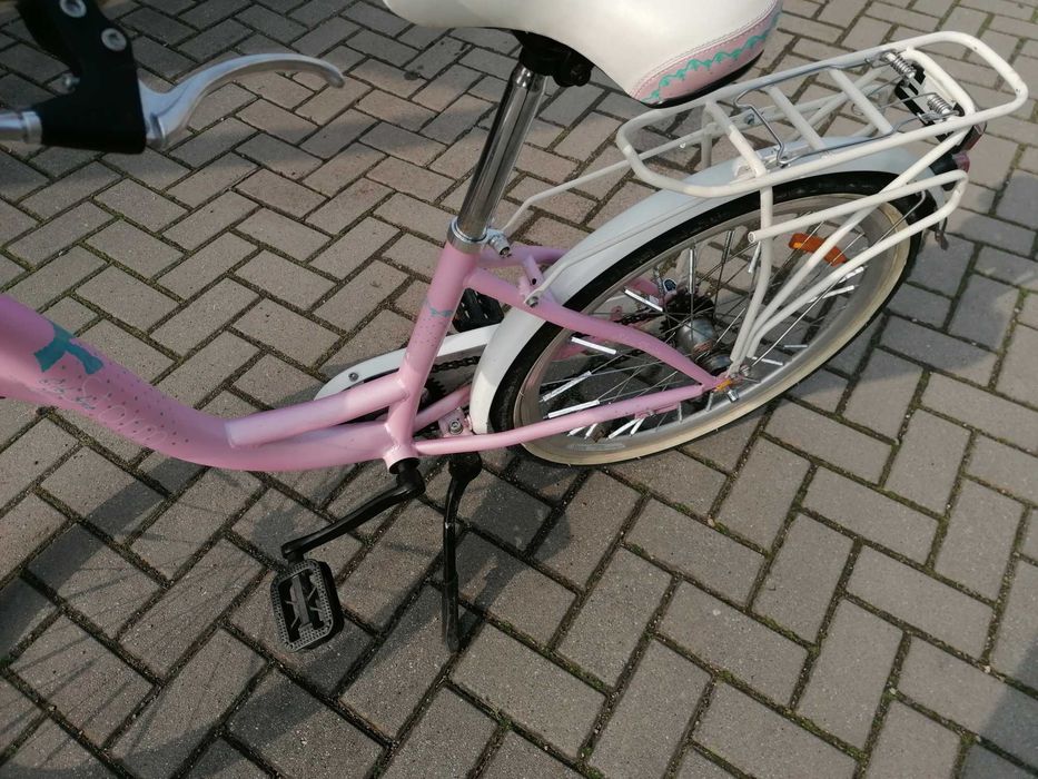 Śliczny rower dla dziewczynki kola 24 rama 14 cali giant btwin kross