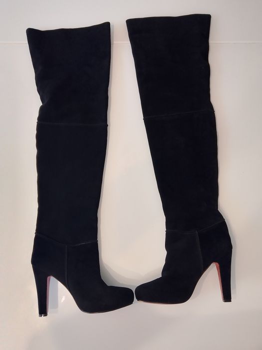 Muszkieterki zamszowe Laboutin